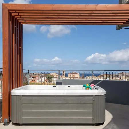 Anele Luxury - Roof Jacuzzi * Ханья