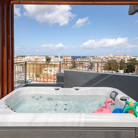 Anele Luxury - Roof Jacuzzi Appartamento La Canea